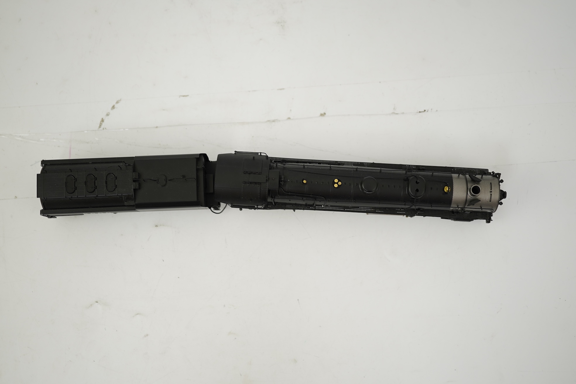 A boxed HO gauge Precision Scale Co. Crown Series (17030-2) model of Union Pacific, 8809, 4-10-2 locomotive with bogie tender, powered for two rail operation.
